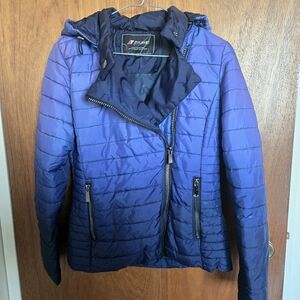 Blue Women's Jacket - S/M